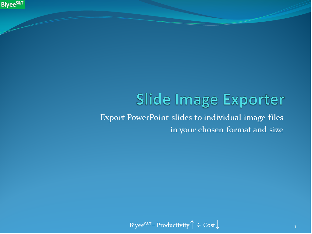 Biyee Slide Image Exporter