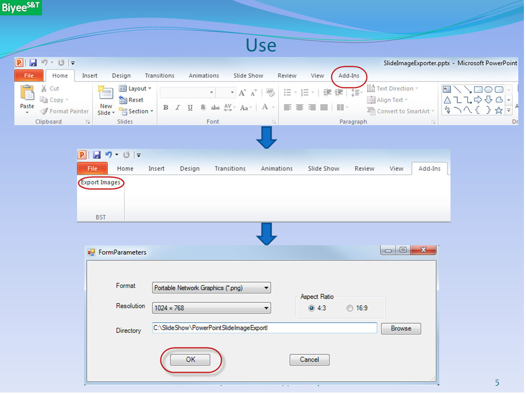 Biyee Slide Image Exporter